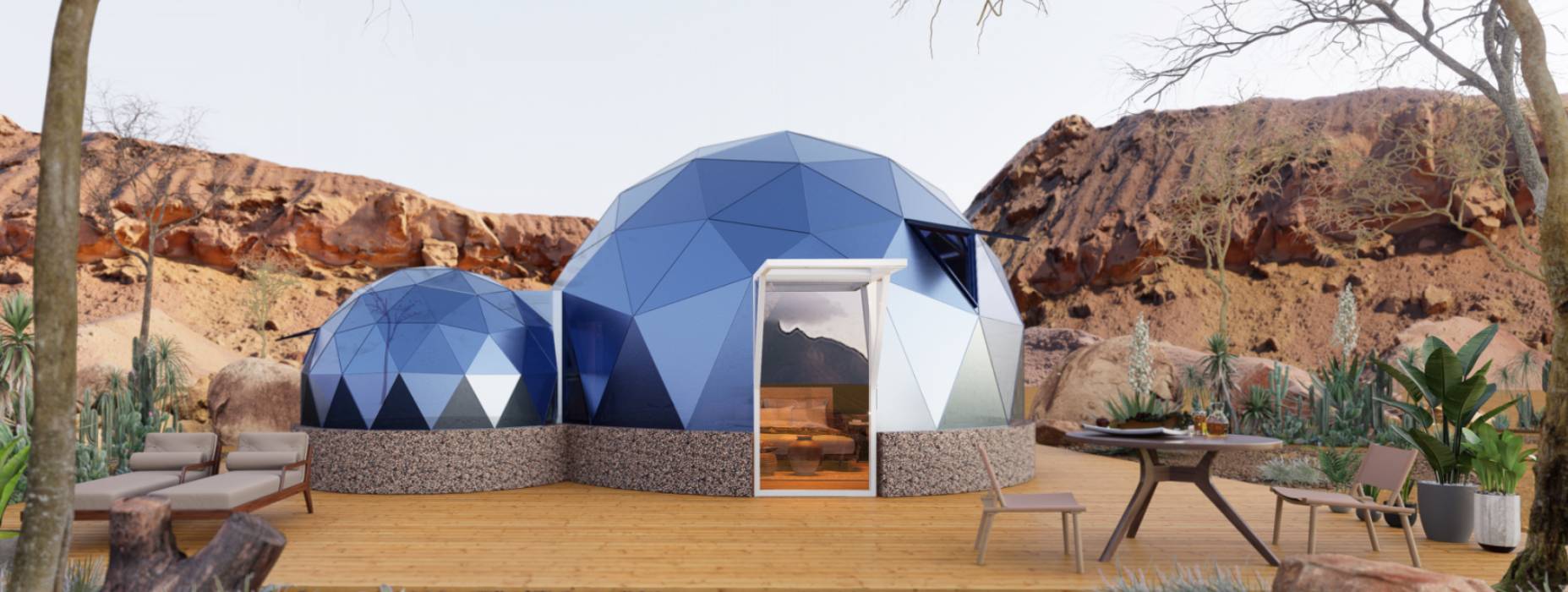 锡林郭勒盟球形智能光伏玻璃星空房